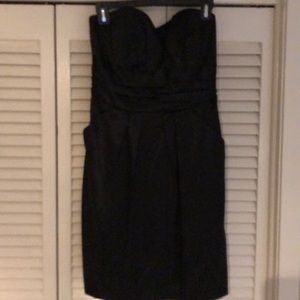 Black short bridesmaid dress